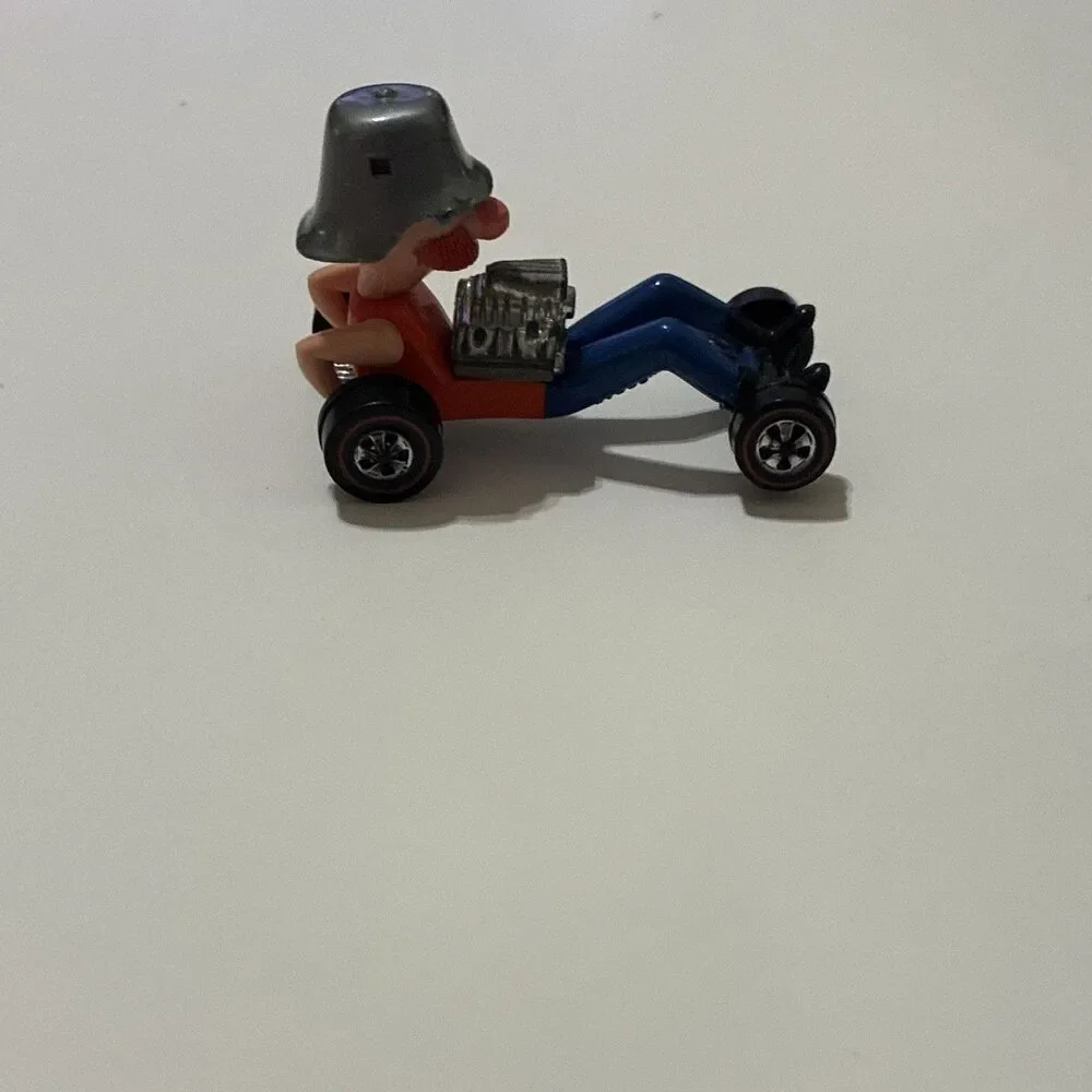 1971 Hot Wheels Redline Farbs Red Catchup Mattel Cereal Promo No Goggles